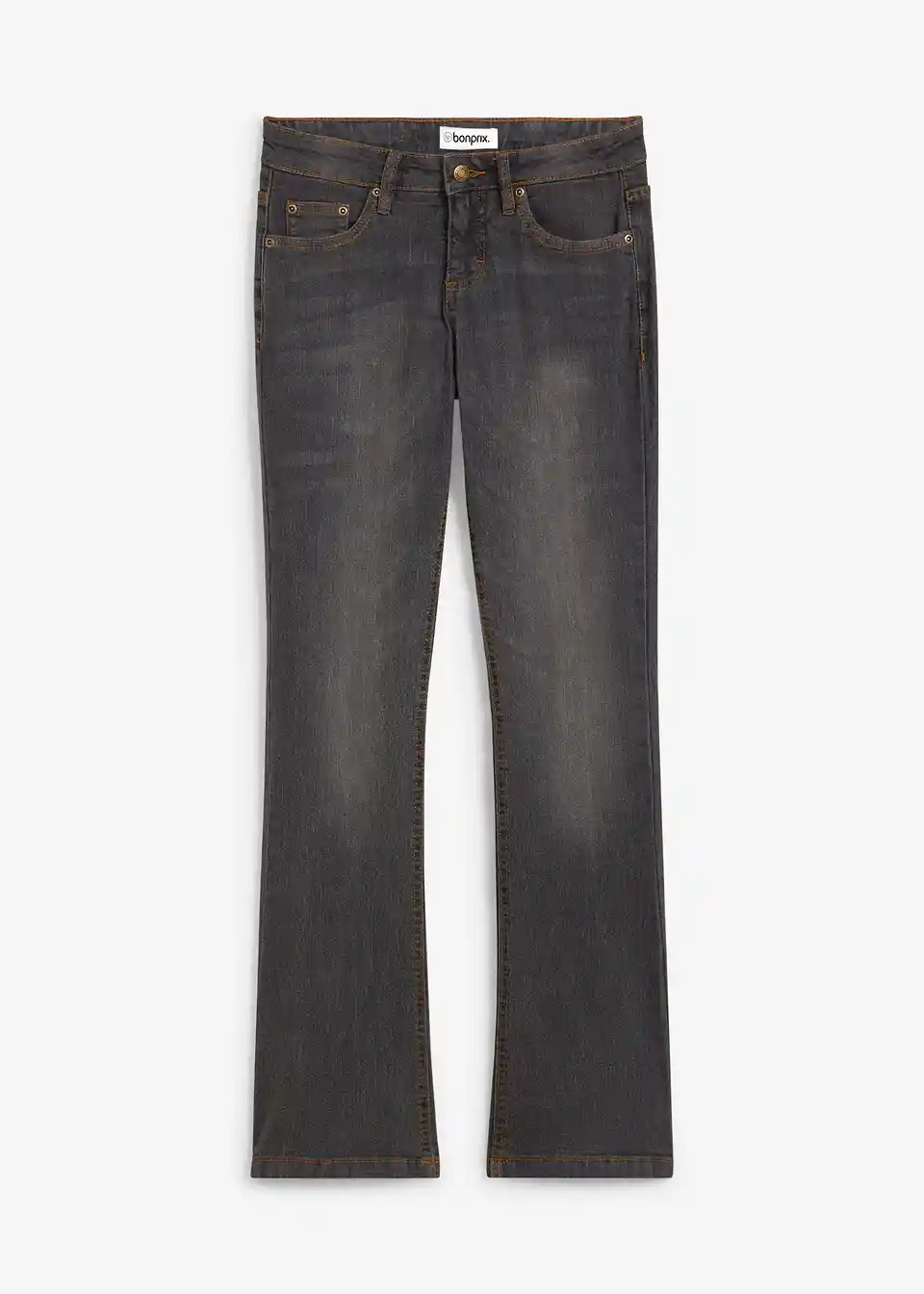 Bootcut-Jeans Mid Waist, Stretch | Bonprix DE