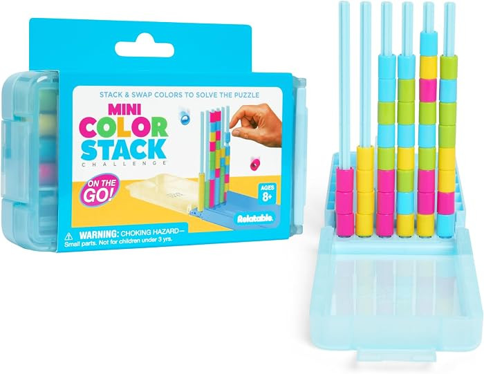 Mini Color Stack Challenge by Relatable - Shake It, Sort It, Solve It. A Solo-Play Travel Games V... | Amazon (US)