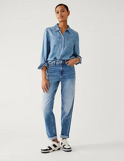 Jeans boyfriend tobilleros | Marks and Spencer ES