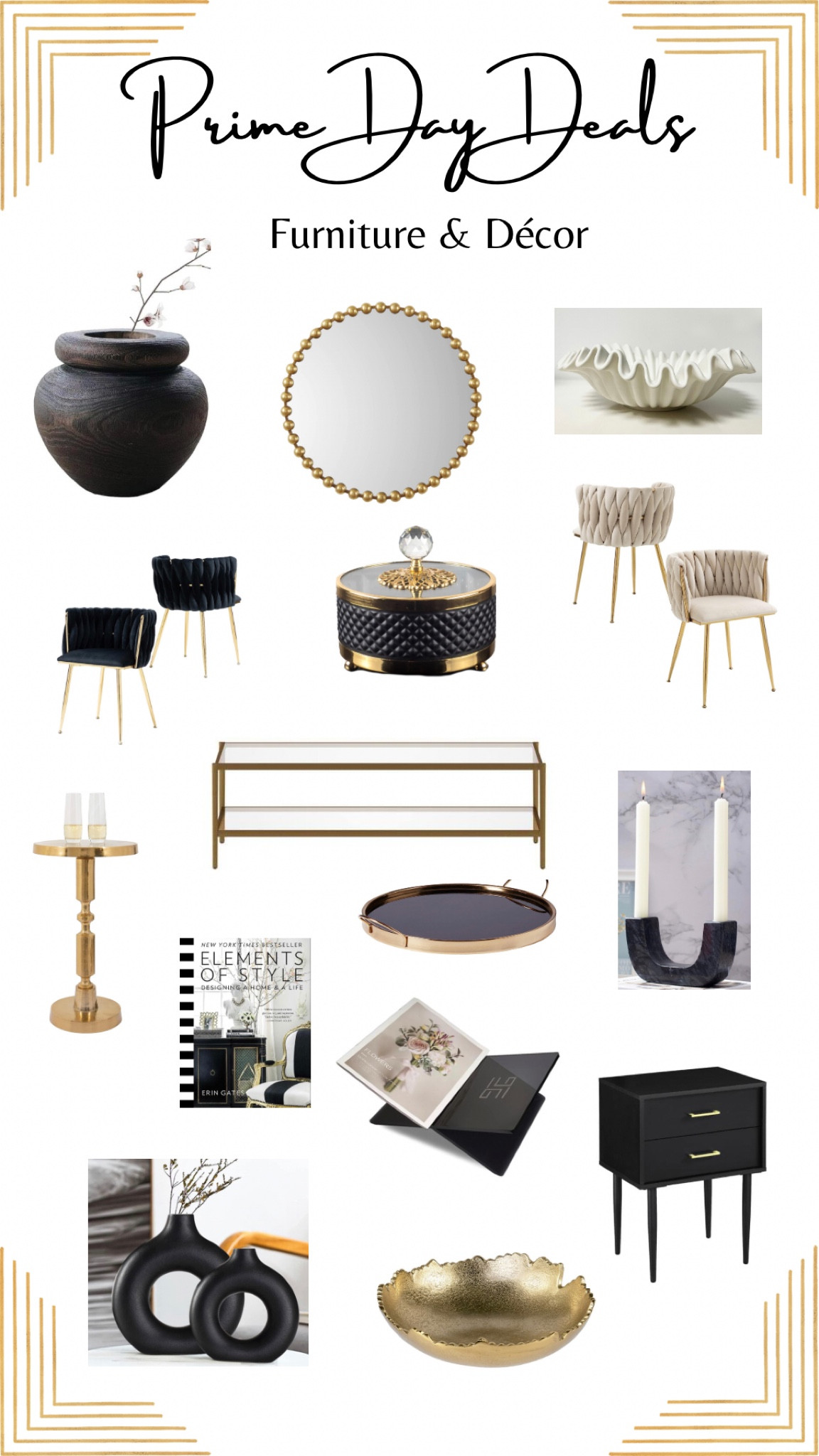 Rounded up so many beautiful furniture pieces and accessories to deck out your home! Pretty vases, coffee table styling pieces, accent tables and amazing accent chairs in 2 different neutral colors!
#amazonprimeday #salealert #homdecor #Furniturefinds
 #coffeetablestyling

#LTKxPrimeDay #LTKhome #LTKFind