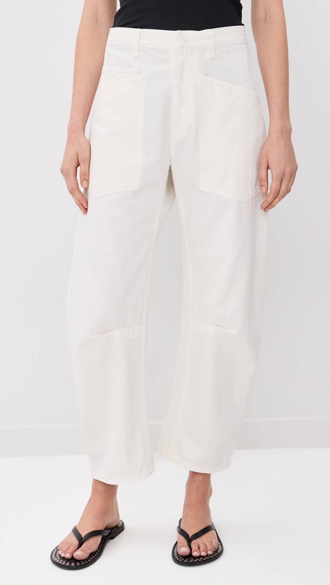 Nili Lotan Shon Pants Vintage Cream 12 | Shopbop