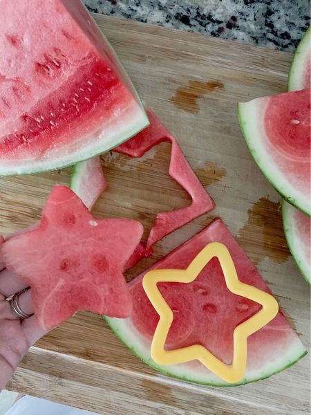 Use a star cookie cutter to cut watermelon & other fruits for your 4th oh July parties! 

#LTKhome #LTKSeasonal #LTKFind
