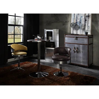 Aluminum Cabinet With 1 Shelf, Enhancing Storage Efficiency Modern 2-Door Shelf For Practical | Wayfair North America