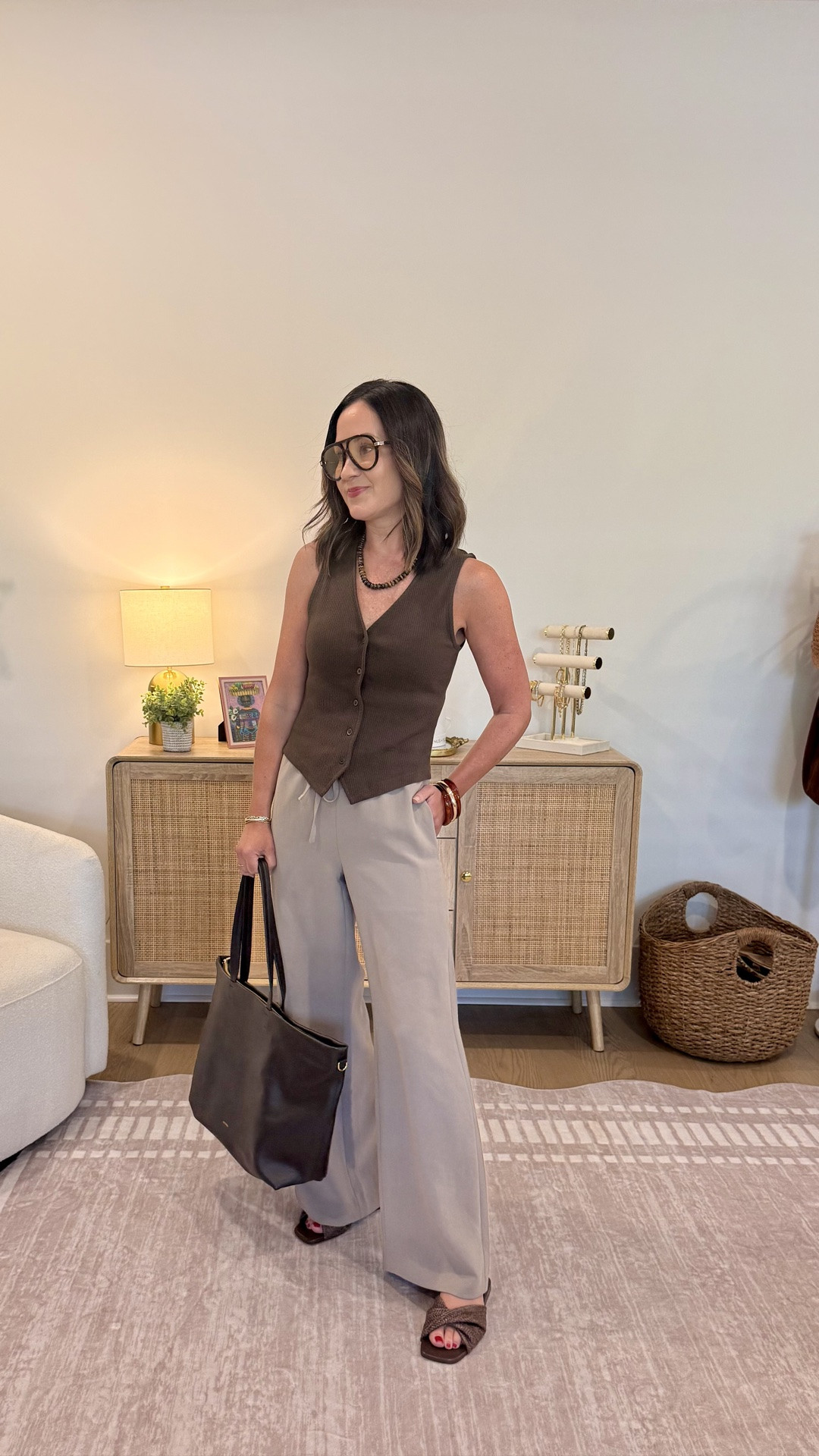 My absolute favorite pants of all time are on sale so scoop them up now! I have them in multiple colors because I love them so much- I wear a 2xs regular length and am 5’3 for reference - my entire outfit linked here - 
Summer work outfits / best travel pants

#LTKootd #LTKOver40 #LTKPetite