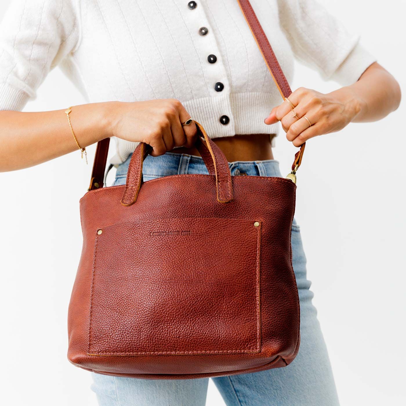 Medium Crossbody Tote | Portland Leather Goods | Portland Leather Goods (US)