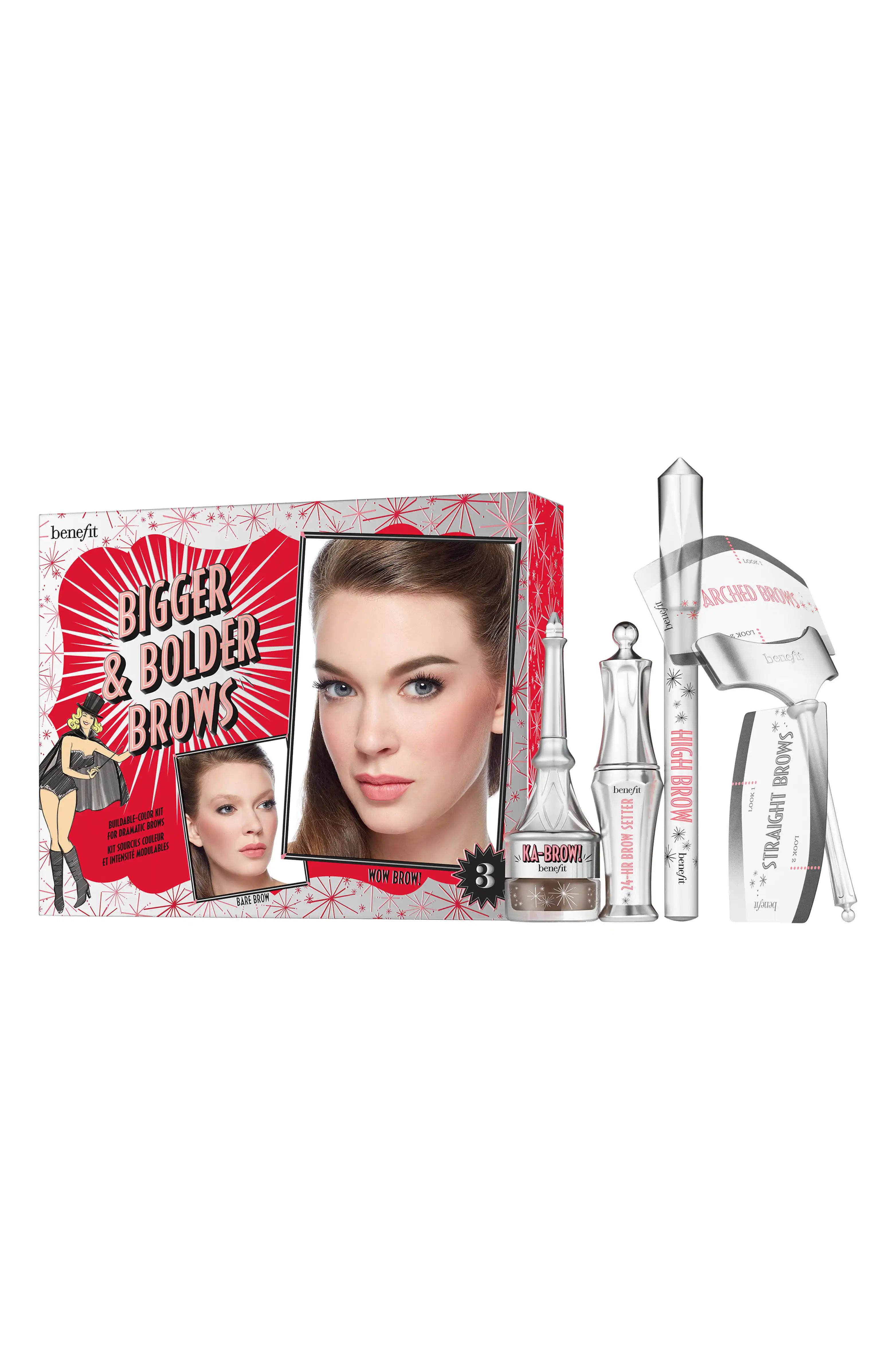 Benefit Bigger & Bolder Brows Kit Buildable Color Kit for Dramatic BrowsBENEFIT COSMETICS | Nordstrom