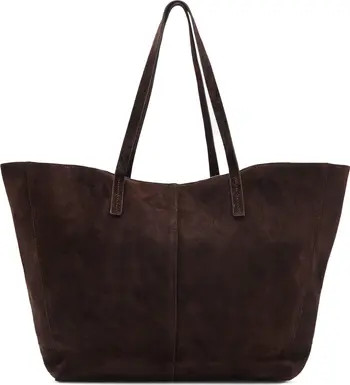 MANGO Medium Suede Shopper Tote | Nordstrom | Nordstrom