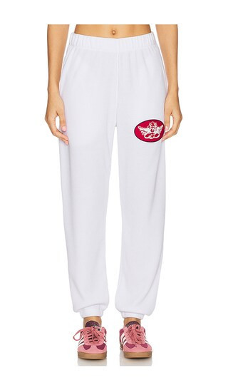 Boys Lie On The Edge Thermal Kimmy Sweatpants in White. - size S | Revolve Clothing (Global)