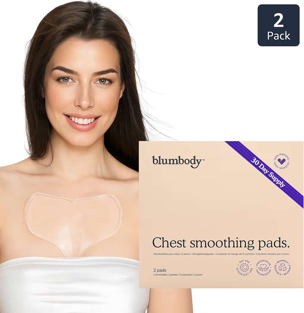 BLUMBODY Chest Wrinkle Pads – Anti-Wrinkle Silicone Patches Skin Firming, Smoothing – Reusabl... | Amazon (US)