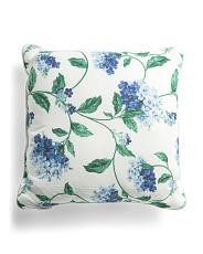 20x20 Outdoor Indoor Hydrangea Print Pillow | TJ Maxx