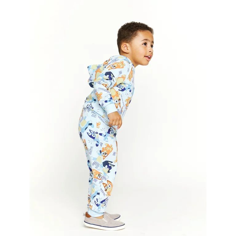 Bluey Baby and Toddler Boys Fleece Hoodie and Joggers, 2-Piece Outfit Set, Sizes 12M-5T - Walmart... | Walmart (US)