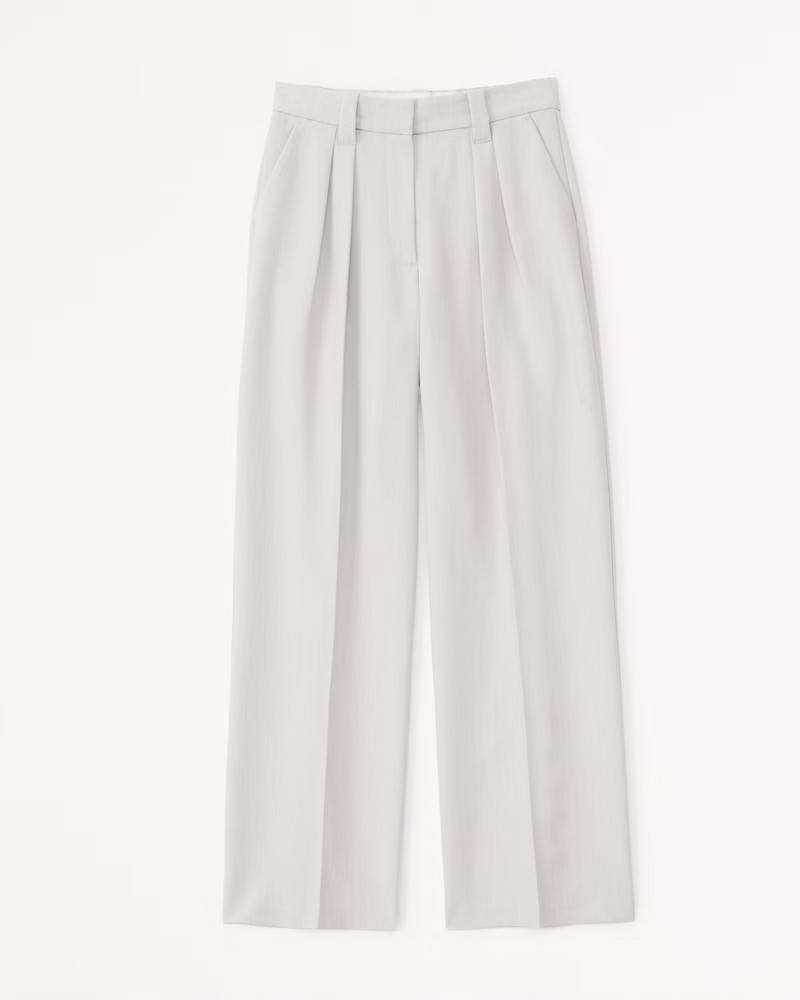 Tailored Ultra Wide-Leg Pant | Abercrombie & Fitch (US)