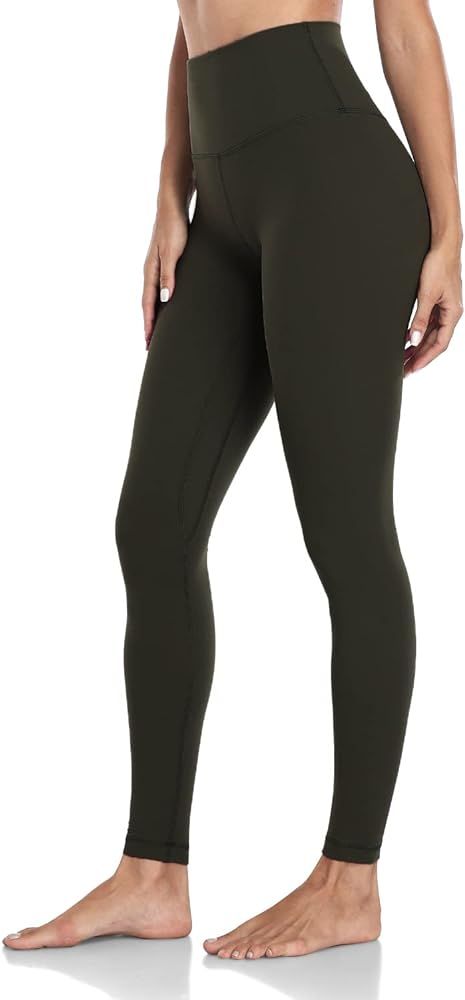 HeyNuts Hawthorn Athletic Essential High Waisted Full Length Workout Leggings for Women, Compress... | Amazon (US)