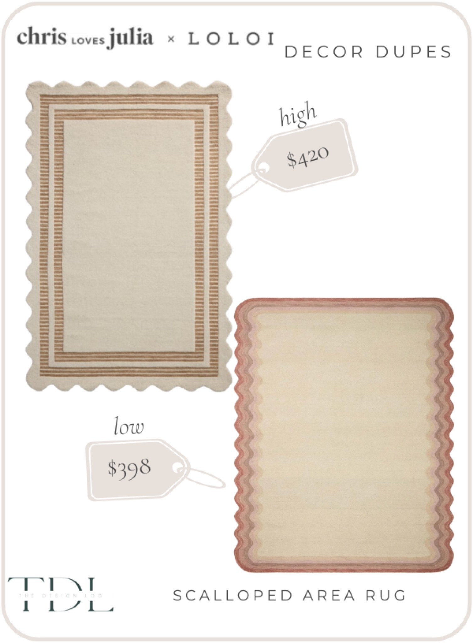 High || Low Budget Finds
#thedesignlog
#thedesignloghome
Chris loves Julia rug dupe


#LTKHome #LTKSaleAlert