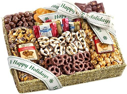 Amazon.com : Chocolate Caramel and Crunch Grand Gift Basket for Christmas, Holiday, Snack, Busine... | Amazon (US)