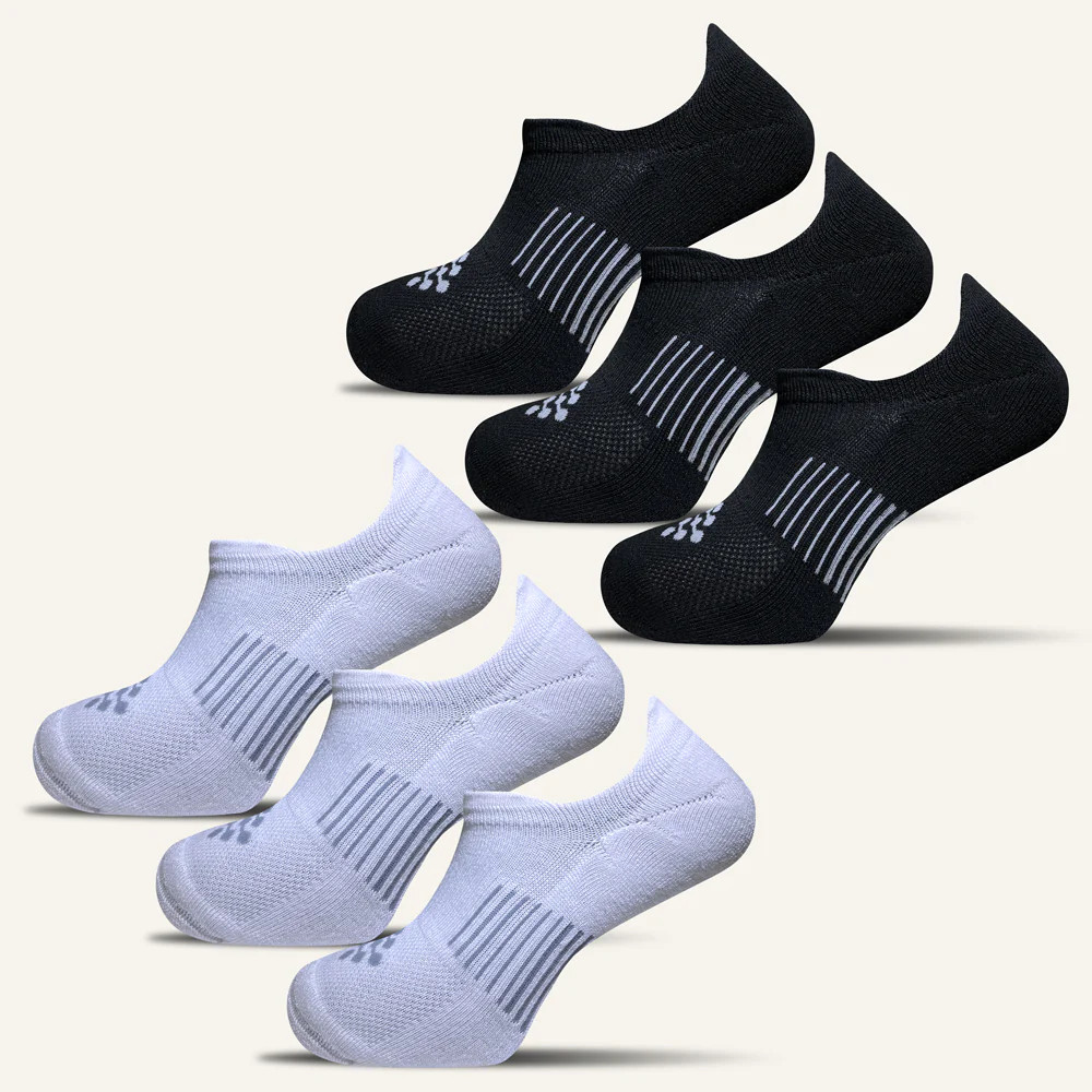 Women’s Elite Performance No Show Socks with Double Tab – 6 Pair | TRUEENERGY Socks