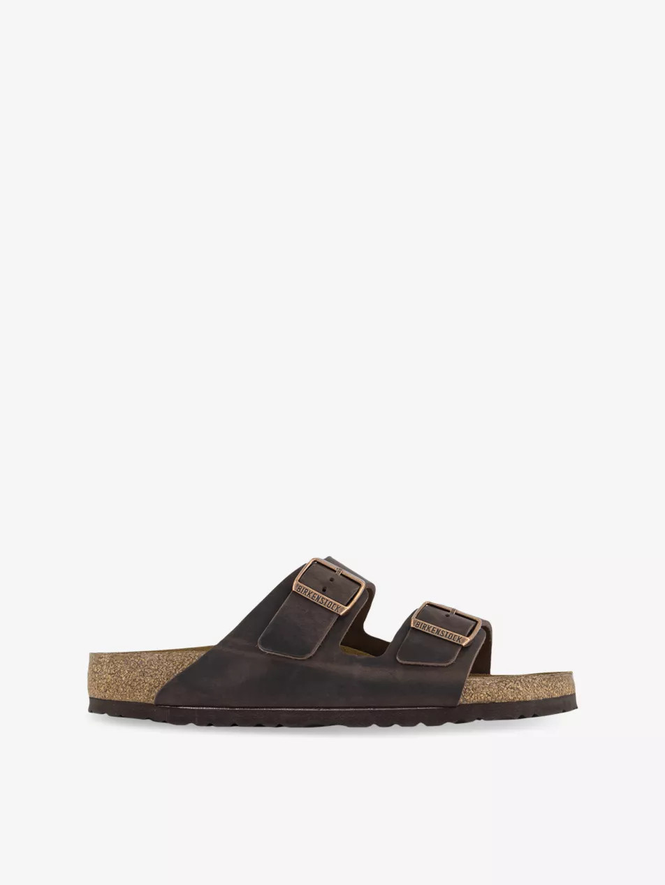 Arizona Double-Strap Suede Sandals | Selfridges