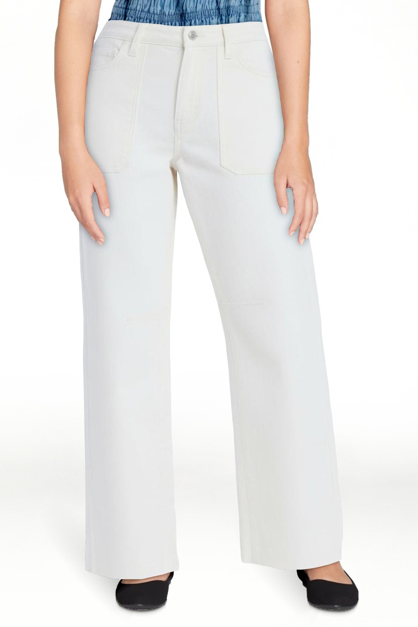 Free Assembly Women's Cropped Carpenter Barrel Jeans, 27" Inseam, Sizes 0-20 - Walmart.com | Walmart (US)