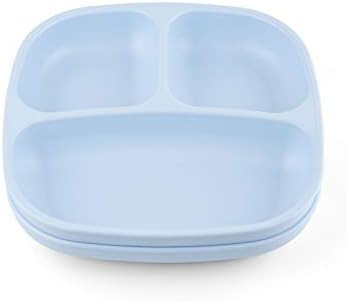 RE-PLAY |Made in USA | 2pk Divided Plates for Baby and Toddler | Made from Virtually Indestructib... | Amazon (US)
