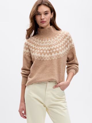 Relaxed Forever Cozy Fair Isle Sweater | Gap Factory
