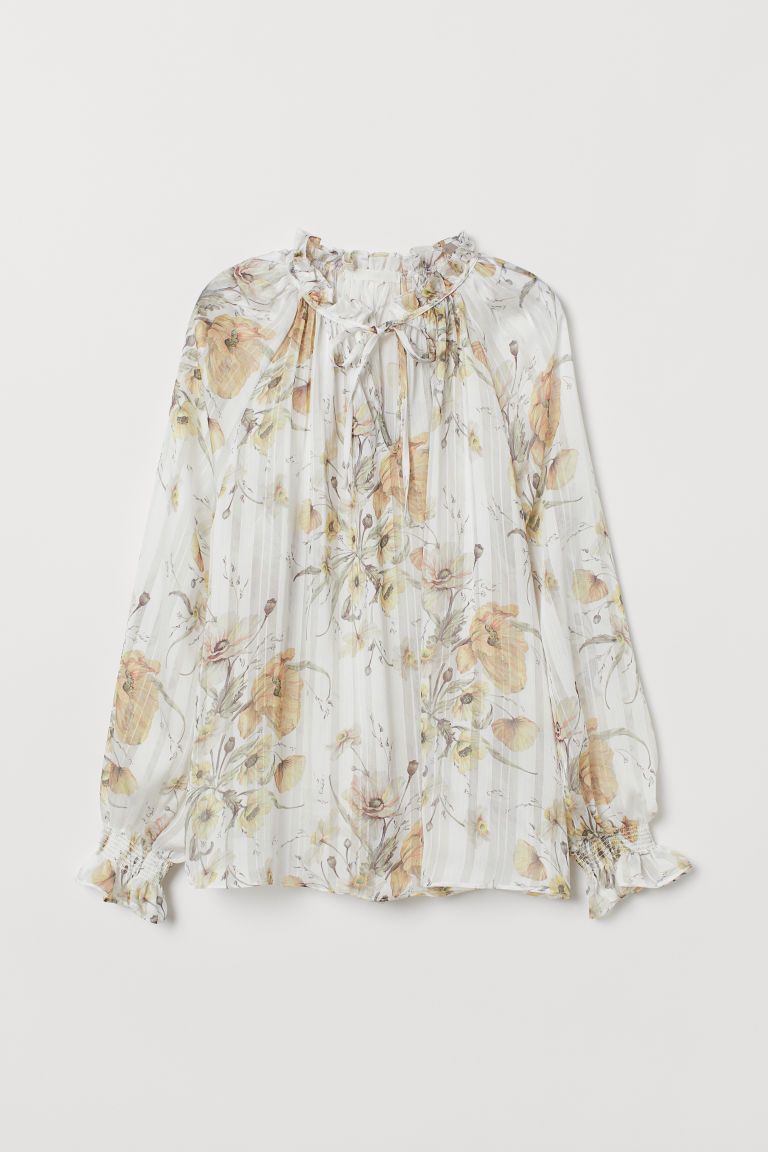 Blouse with Ties | H&M (US + CA)