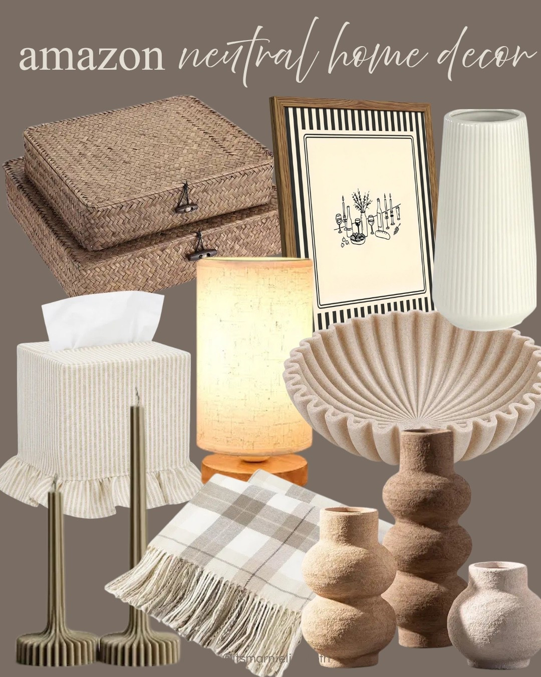 I’ve been loving these little neutral home finds from Amazon lately 🤍 They’re the kind of pieces that make a space feel cozy and pulled together. I’m all about keeping things simple, warm, and timeless, and these fit right in. 

Amazon home finds, neutral home decor, cozy home, home inspiration, neutral decor, Amazon finds

#LTKHome