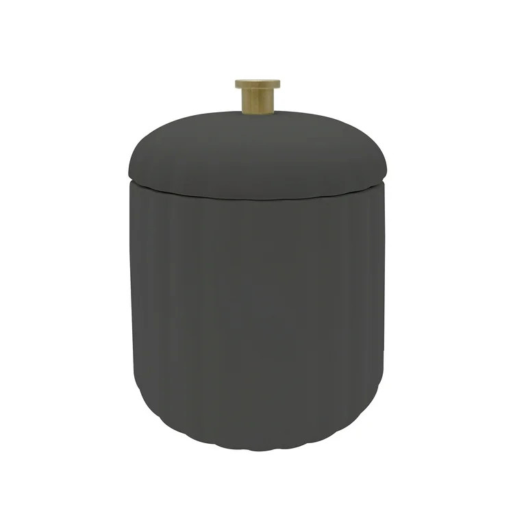 Beautiful By Drew Barrymore Bathroom Canister- Dark Gray | Walmart (US)