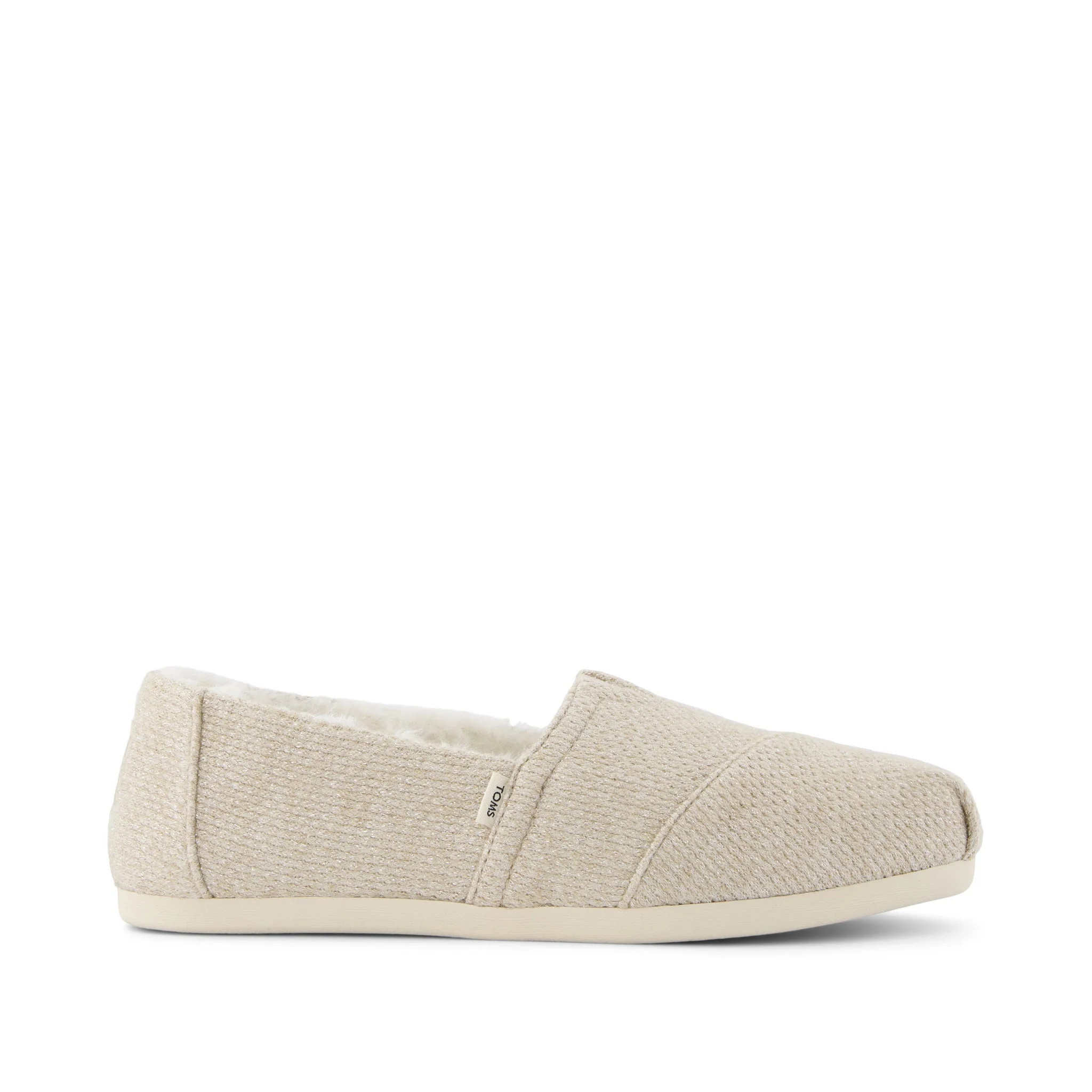 Alpargata Oatmeal Sparkle Knit Faux Fur | Shop Simon
