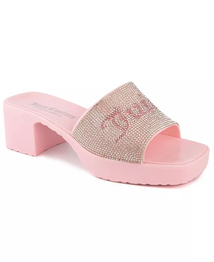 Juicy Couture Women's Harmona Slip-On Glitz Dress Sandals & Reviews - Sandals - Shoes - Macy's | Macys (US)