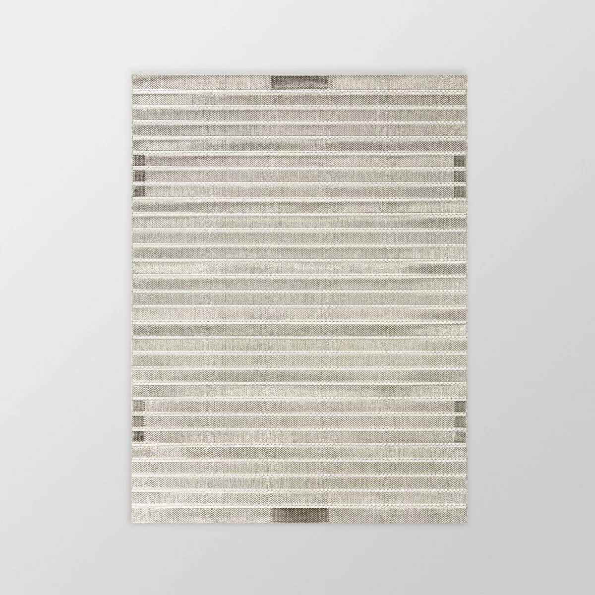 6'7"x9' Uniform Stripe Outdoor Rug Cream - Threshold™ | Target