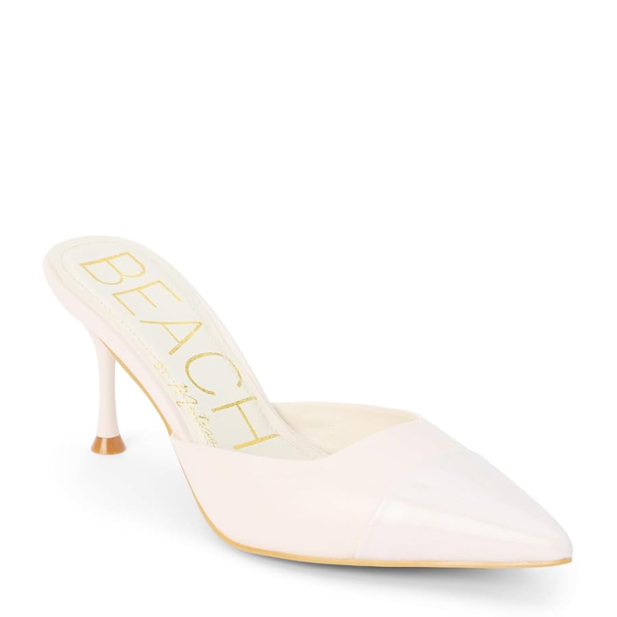 BEACH by Matisse Womens Jo Pointed Toe Mules Dress Casual High Heel 3" & Up - Black | Amazon (US)