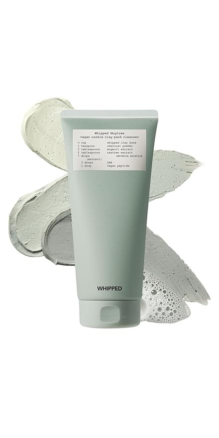 WHIPPED Cookie Clay Mask Cleanser - Charcoal Clay Deep Face Mask with Collagen - Natural Exfoliat... | Amazon (US)