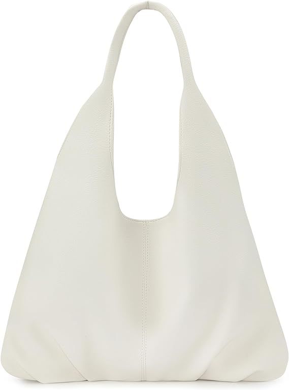 NIUEIMEE ZHOU Hobo Handbags for Women Retro Vegan Leather Shoulder Bags Tote Clutch Purses | Amazon (US)