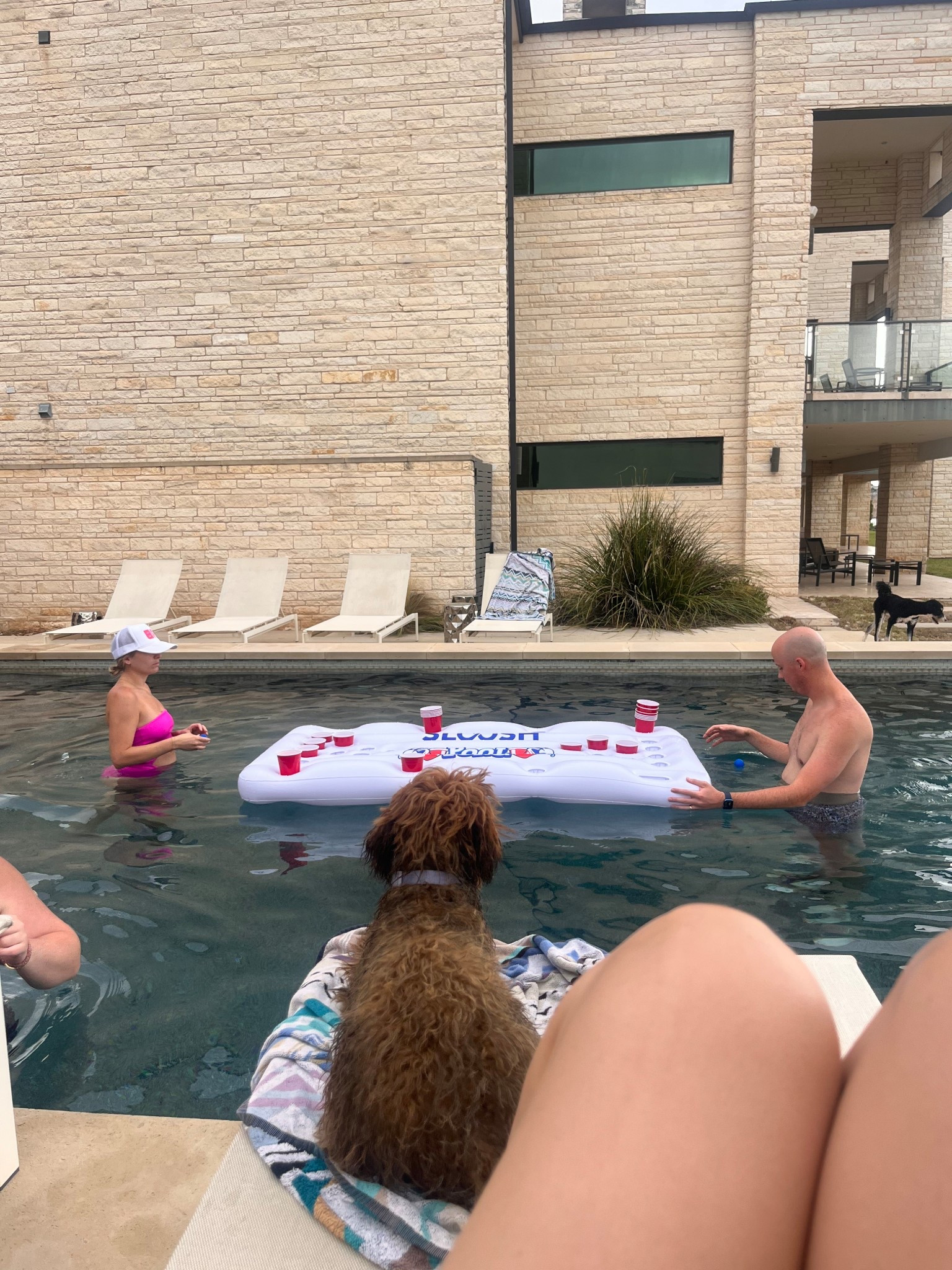 Happy Fourth🇺🇸✨ 
Everyone loves a game of pool pong! 

#LTKSeasonal #LTKSwim #LTKFamily