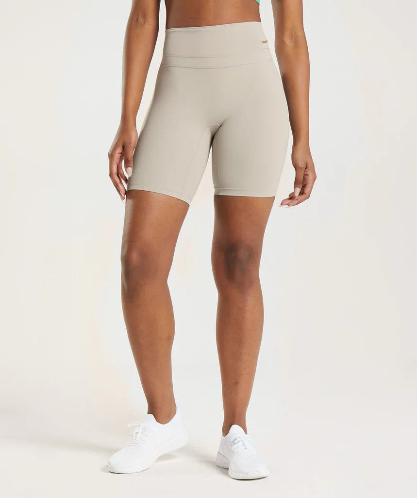 Gymshark Whitney Cycling Shorts - Mink | Gymshark (Global)