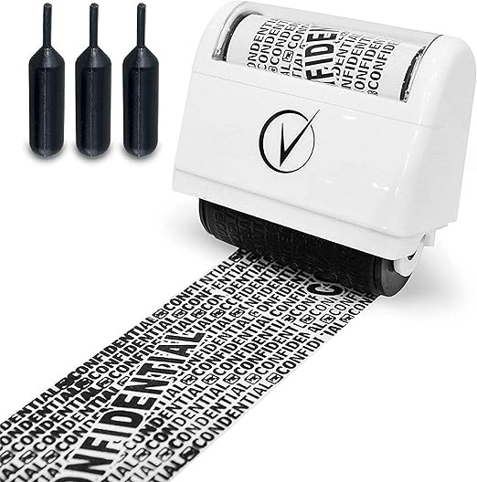 Vantamo Identity Theft Protection Roller Stamp for Hiding Sensitive Information, Wide Confidentia... | Amazon (US)