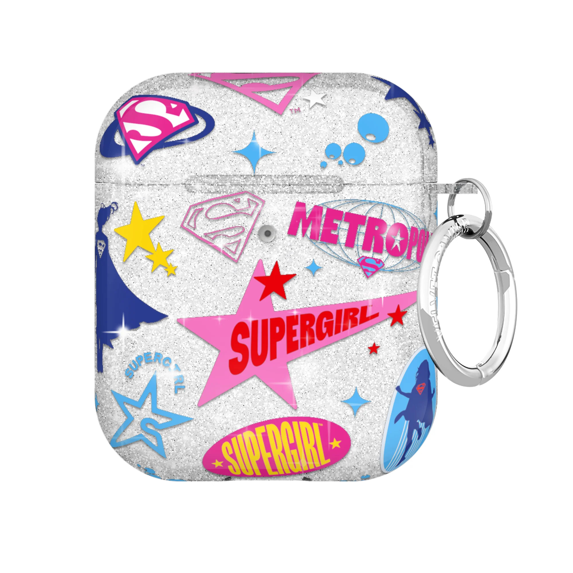 Supergirl Krypto Glitter AirPod Case | Velvet Caviar