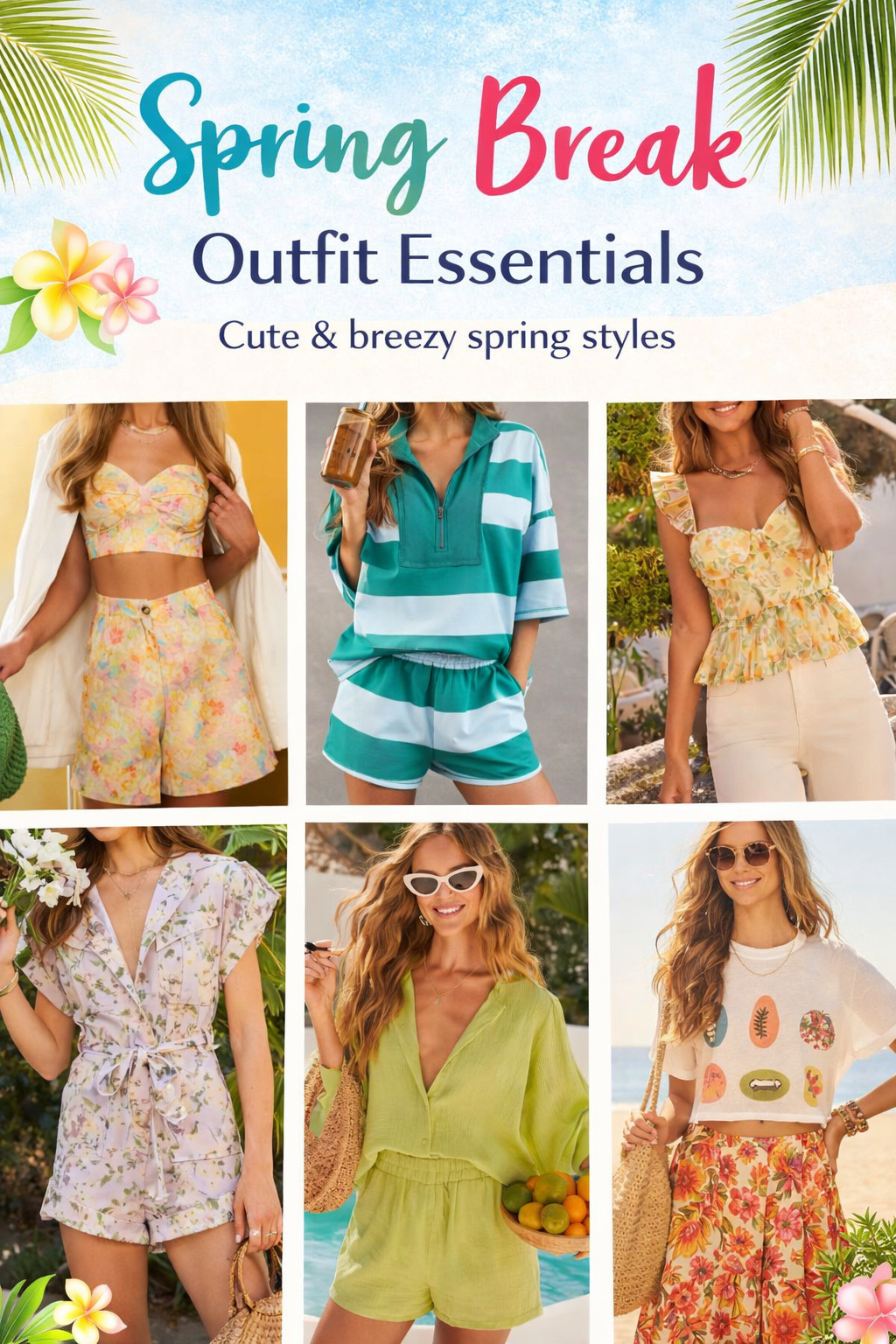 Spring break outfit essentials ☀️🌴 Sharing the cutest breezy sets, easy matching looks, floral pieces, and vacation-ready outfits that are perfect for pool days, lunch by the beach, and casual nights out. These are the kinds of pieces that make packing so much easier and still look put together. 

 #LTKStyle #SpringBreakOutfits #VacationOutfits #ResortWear #BeachVacationStyle #SpringStyle #MatchingSets #VacationFashion #OutfitInspo #LTKTravel #LTKootd #LTKSeasonal #LTKTravel