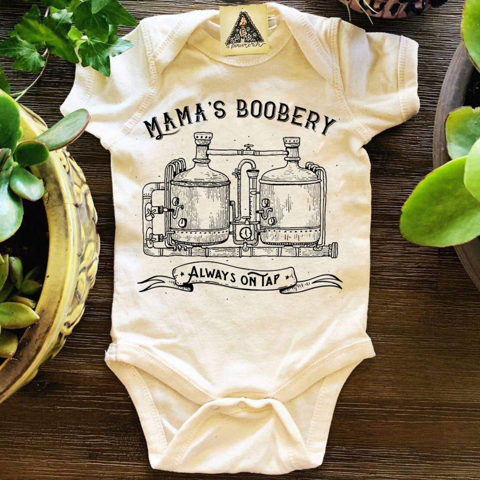 Funny Breastfeeding Gift Nursing Bodysuit Freshly Brewed | Etsy | Etsy (US)