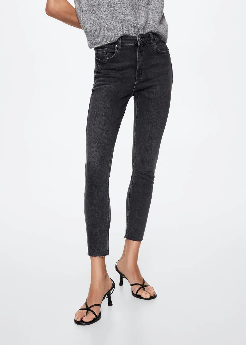 Skinny cropped jeans -  Women | Mango USA | MANGO (US)
