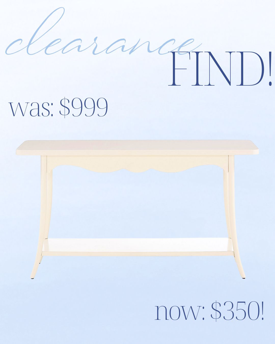 Clearance find!

living room | bathroom | bedroom | home decor | home refresh | bedding | nursery | classic home | traditional home | blue and white | furniture | spring decor | coffee table | southern home | coastal home | grandmillennial home | scalloped | woven | rattan | classic style | preppy style | grandmillennial decor | blue and white decor | classic home decor | traditional home | bedroom decor | bedroom furniture | dresser | blue chair | brass lamp | floor mirror | euro pillow | white bed | linen duvet | side table | rug | glassware | cups | plates | hosting | kitchen spring | sale picks | outdoor furniture | porch | beach | Lillian August | Karma Home 

 #LTKHome #LTKSaleAlert
