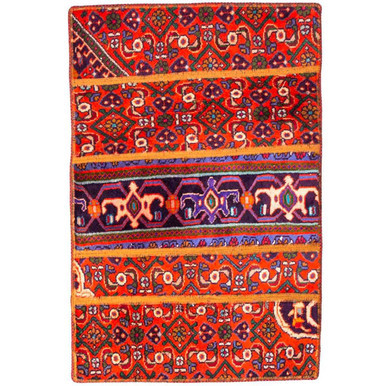 3' 1'' x 2' 9'' Zanjan Authentic Persian Hand Knotted Area Rug - 112042 | Los Angeles Home of rugs