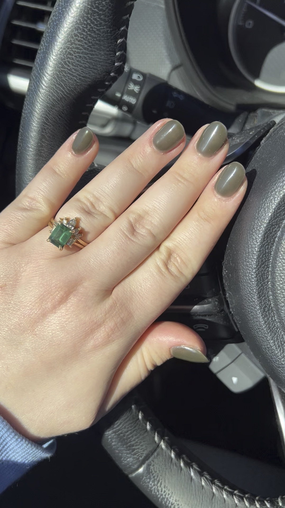 Picked an earthy green for my first manicure of 2025 💚 love this OPI color! 

#LTKBeauty #LTKWatchNow #LTKSeasonal