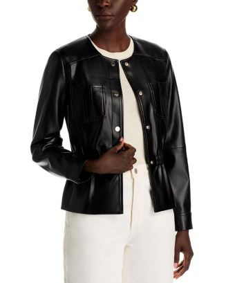 The Aliza Faux Leather Jacket | Bloomingdale's (US)