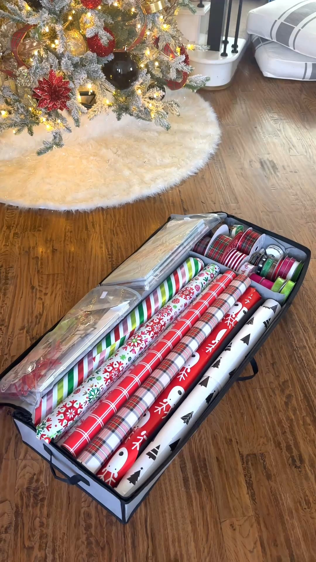 Christmas storage! Don't have to take it down today, but grab what you need for when you do! 
.


#LTKHome #LTKHoliday #LTKmomlife