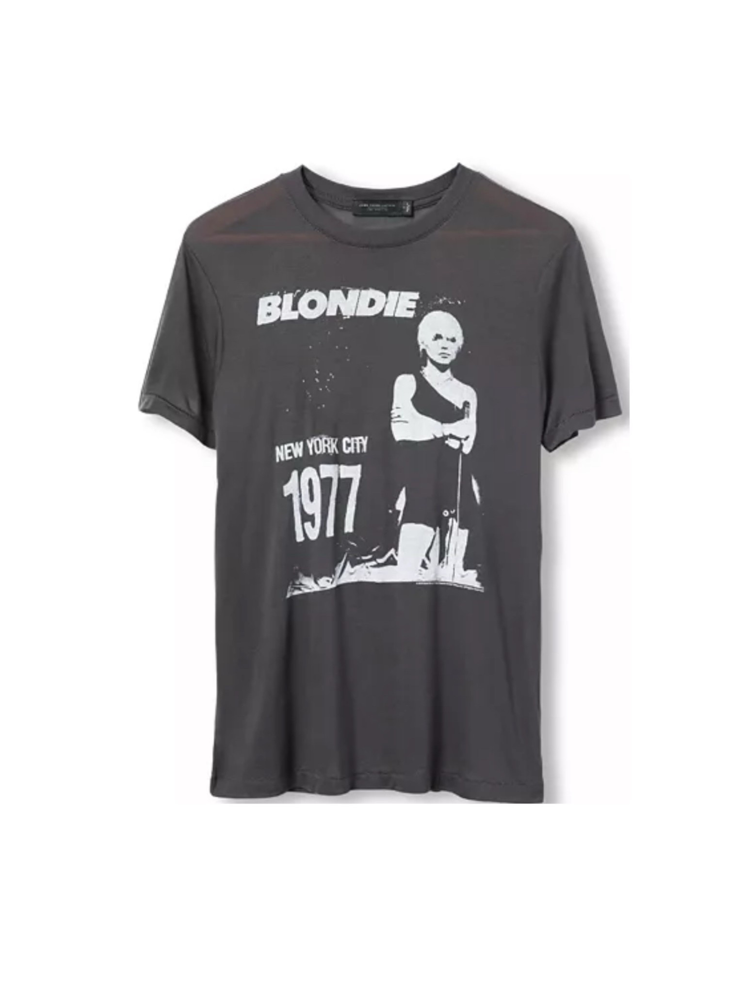 Love a faded black T 