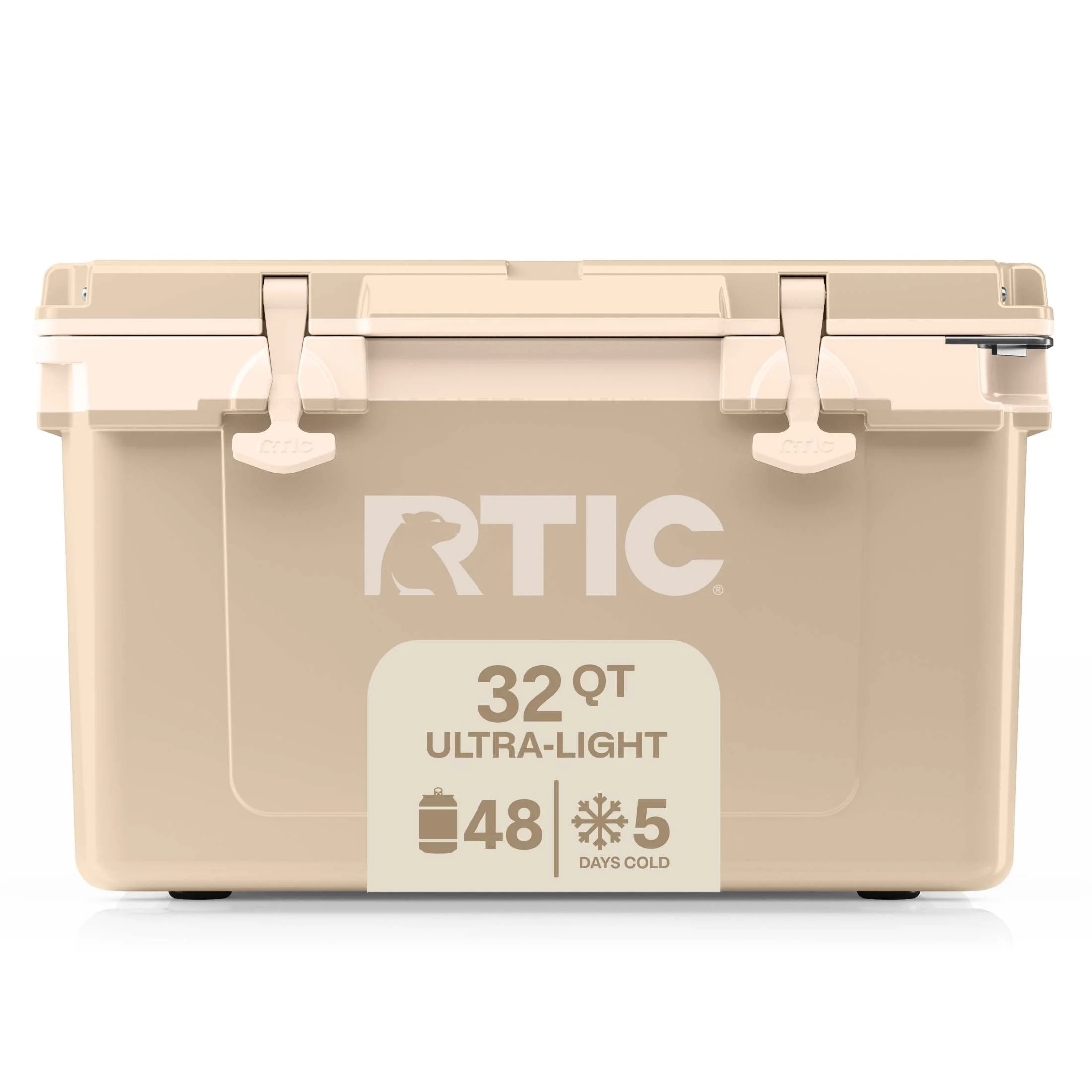 RTIC 32 QT Ultra-Light Hard-Sided Ice Chest Cooler, Fits 48 Cans, Beach | Walmart (US)