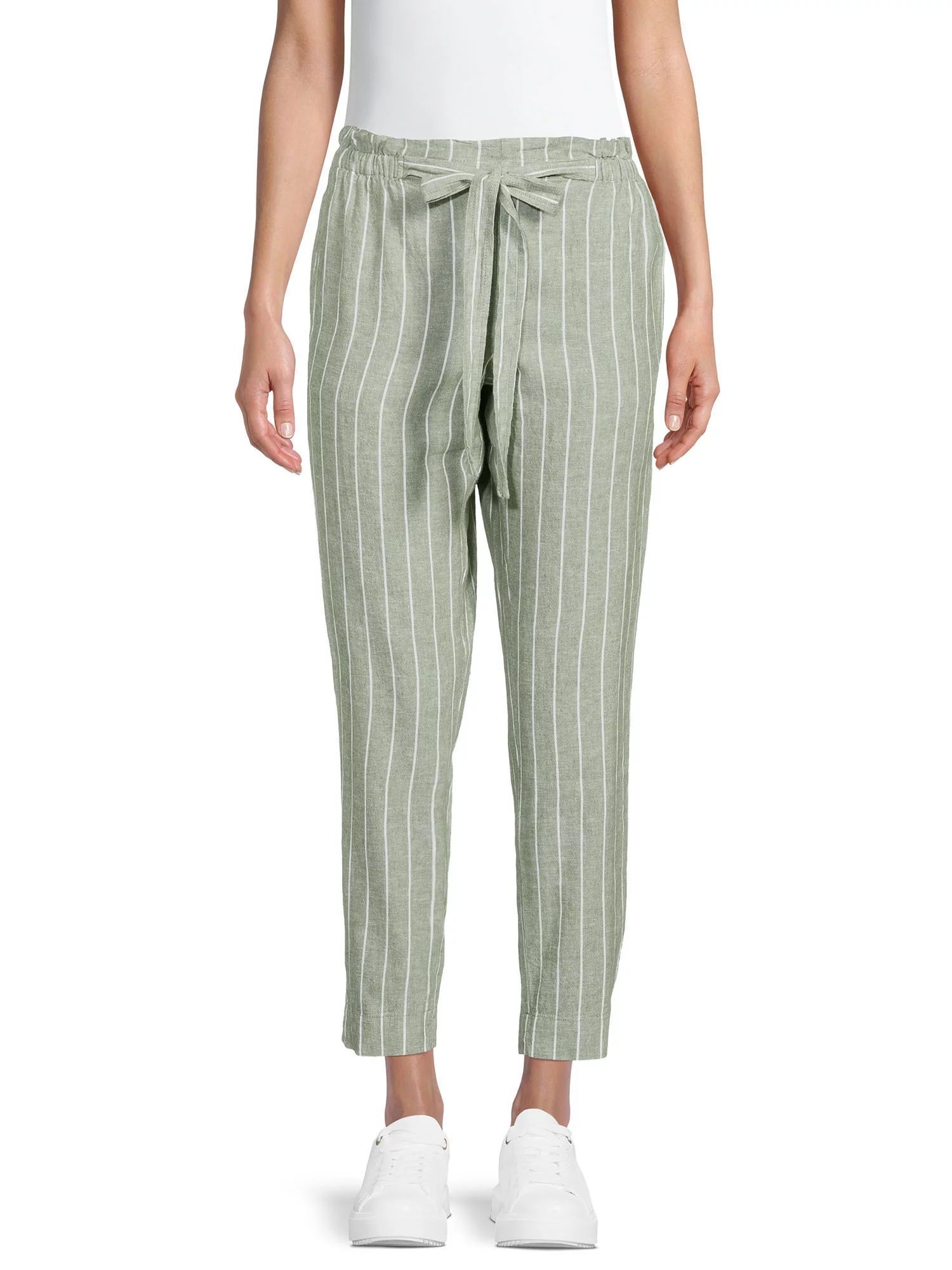 Beach Lunch Lounge Women's Giavanna Linen Tie Pant | Walmart (US)