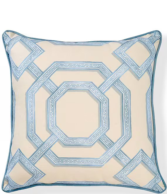 Woven Gazebo Trellis Decorative Square Pillow | Dillard's