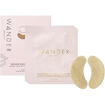 Gold Under Eye Patches | WANDER BEAUTY BAGGAGE CLAIM | Under Eye Mask, Brightens Dark Circles, Hyalu | Amazon (US)